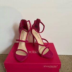 Shoe Dazzle Women's Pink Strappy Heels